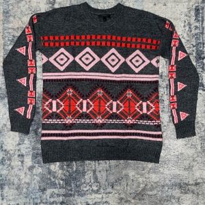 J crew patterned sweater
